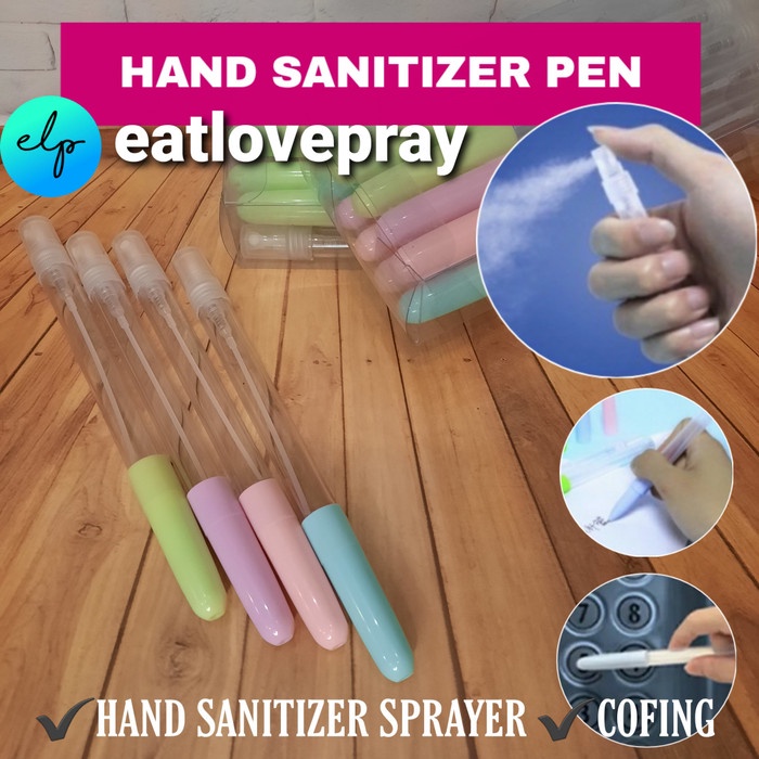 

PROMO PULPEN HAND SANITIZER / HANDSANITIZER PEN / COFING PENA SPRAY - Merah Muda