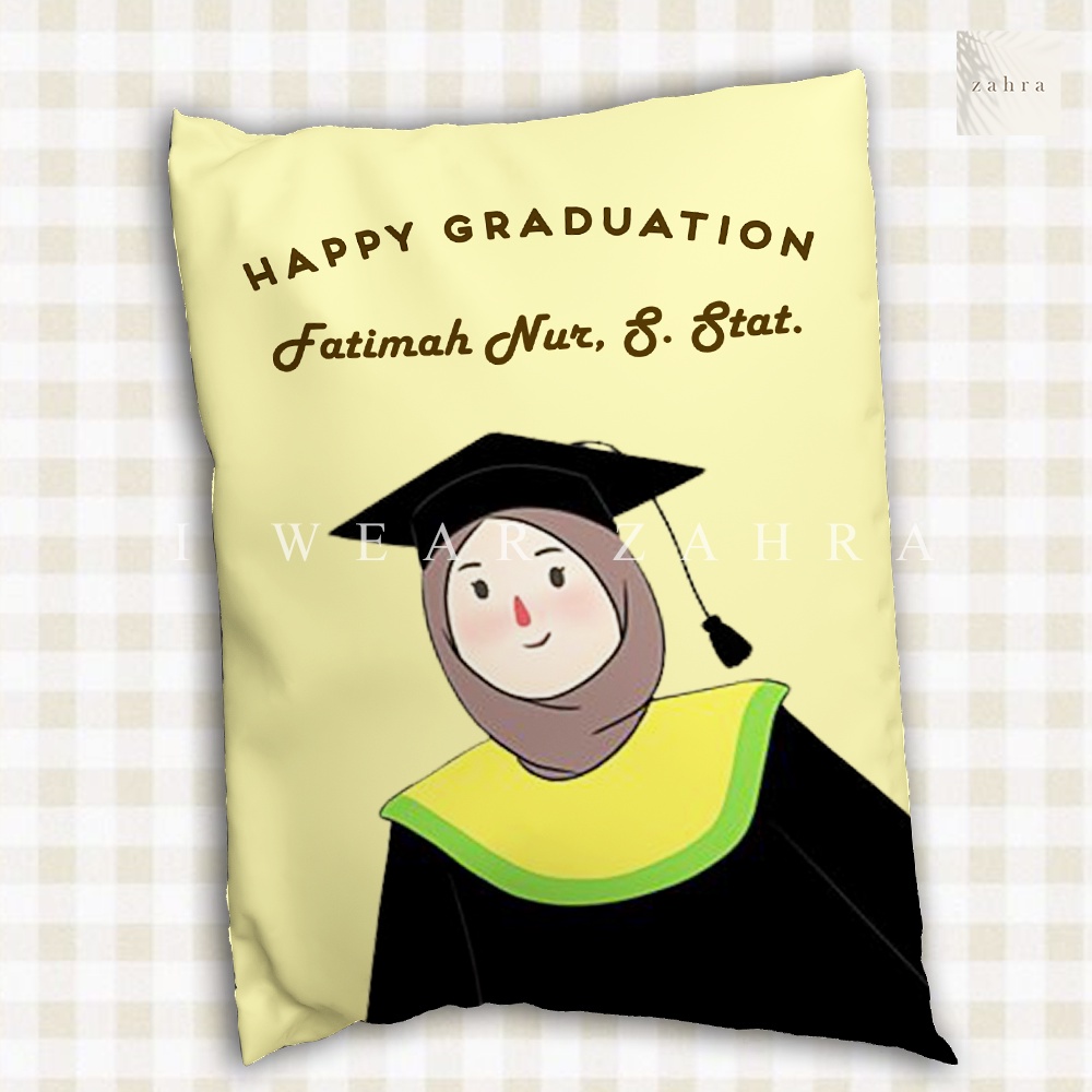 BANTAL CUSTOM FOTO - Kado Wisuda Ultah Anniversary Wedding Graduation Pernikahan Foto Printing