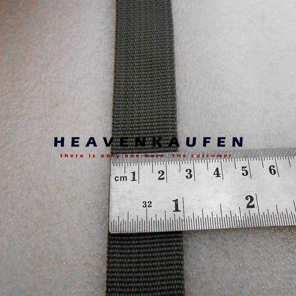 Strap Tas Pria / Tali Selempang Slempang Selempangan Tas Pria Lebar 2,5 cm Abu - Abu