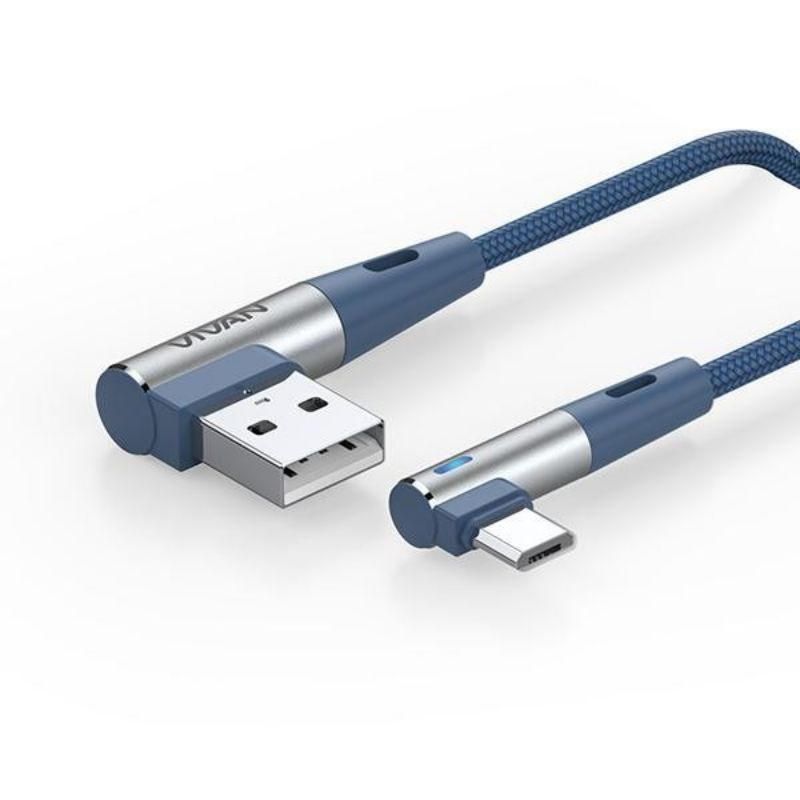 Kabel Data Vivan Gamers Micro Usb 2.4A Fast Charging By Vivan [B-WM]