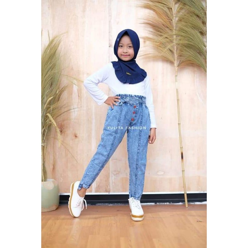 CELANA BAGGY JEANS ANAK 5-12thn // CELANA LEGGING JEANS ANAK TANGGUNG//CELANA JEANS ANAK PEREMPUAN