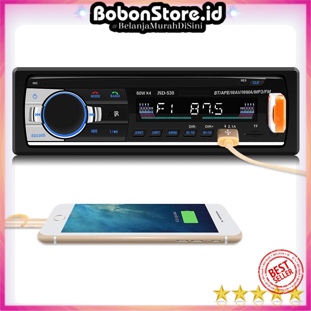 Tape Audio Mobil Bluetooth Car MP3 Player - JSD-530
