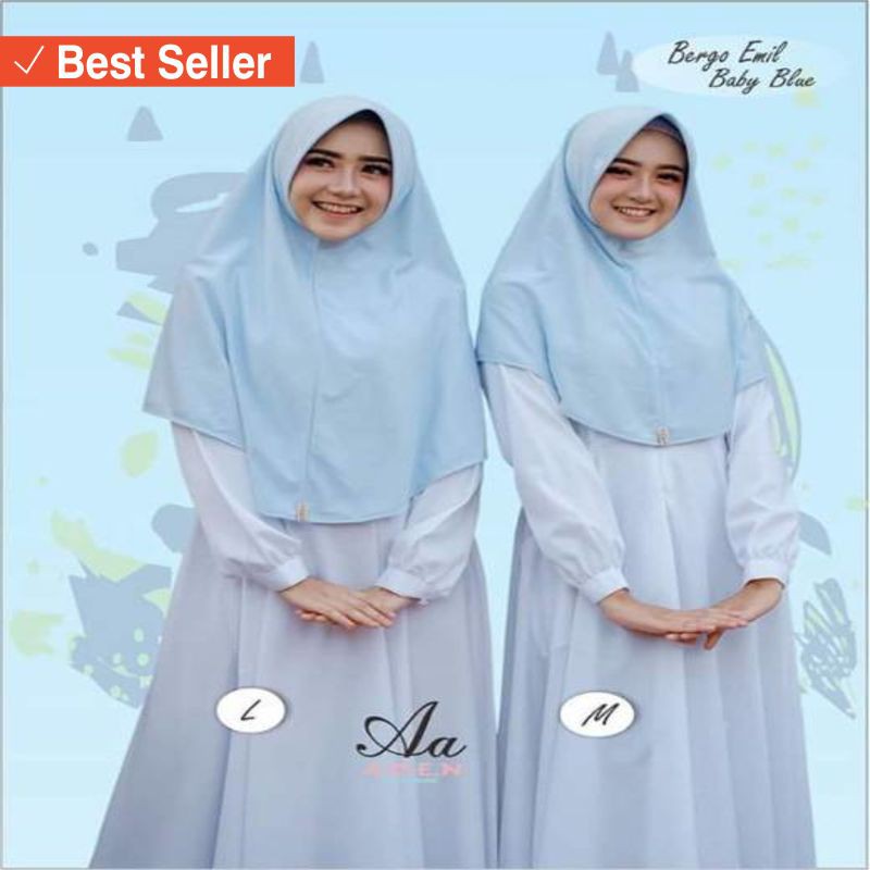 khimar Hijab pet anten wolfis terbaru murah / BERGO EMIL ADEN