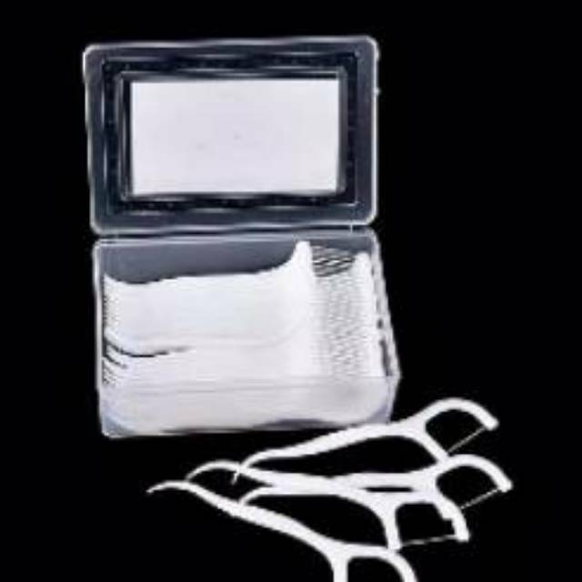 Dental Floss isi 50pcs / Benang Gigi / Tusuk Gigi