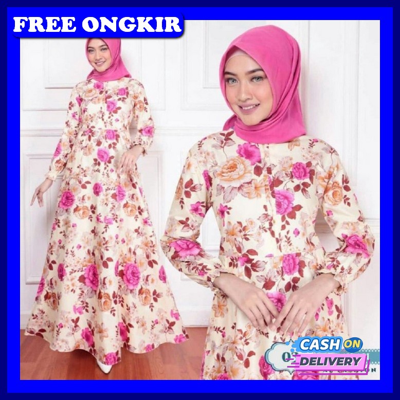 Games Wanita Lebaran Murah Ghamis Muslim Import Gmis Polos Terbaru Gam Aba Agen Baju  Gamis Jamillah