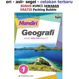 Buku Mandiri Geografi Kelas X Revisi Erlangga Shopee Indonesia