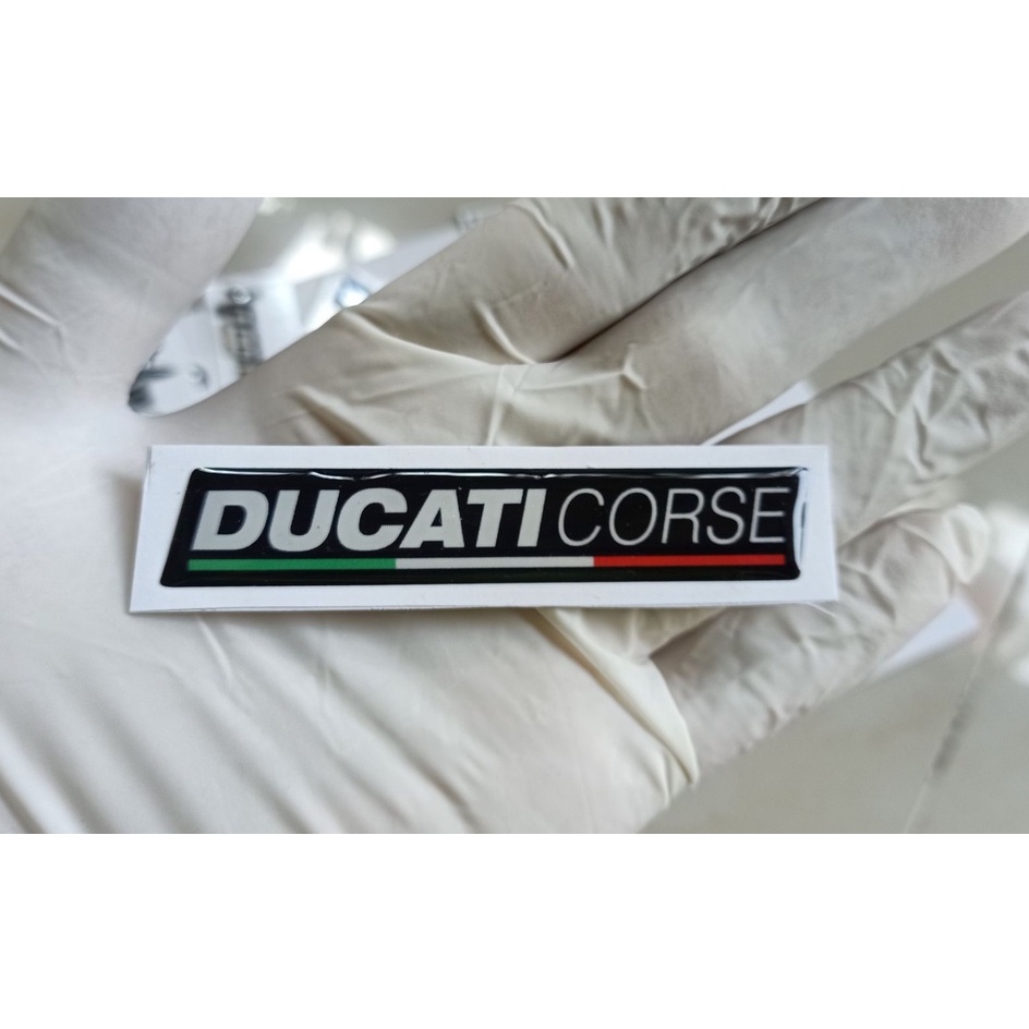 Emblem Stiker Ducati Corse