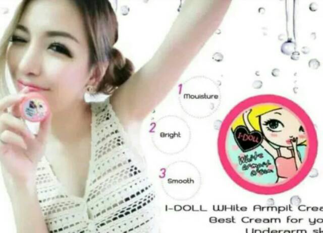 I-Doll Idoll White Armpit Cream /Idoll Pemutih Ketiak Original Thailand