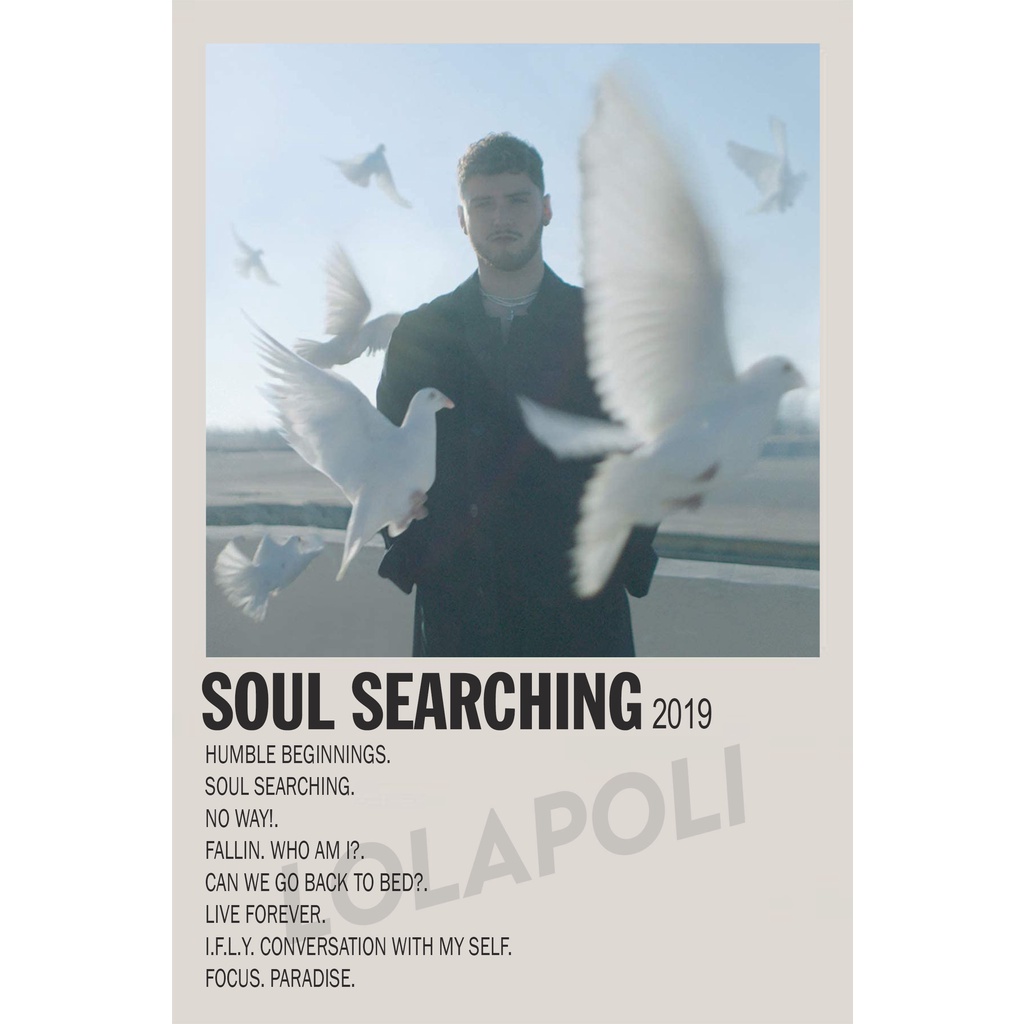 Poster Cover Album Soul Searching - Bazzi