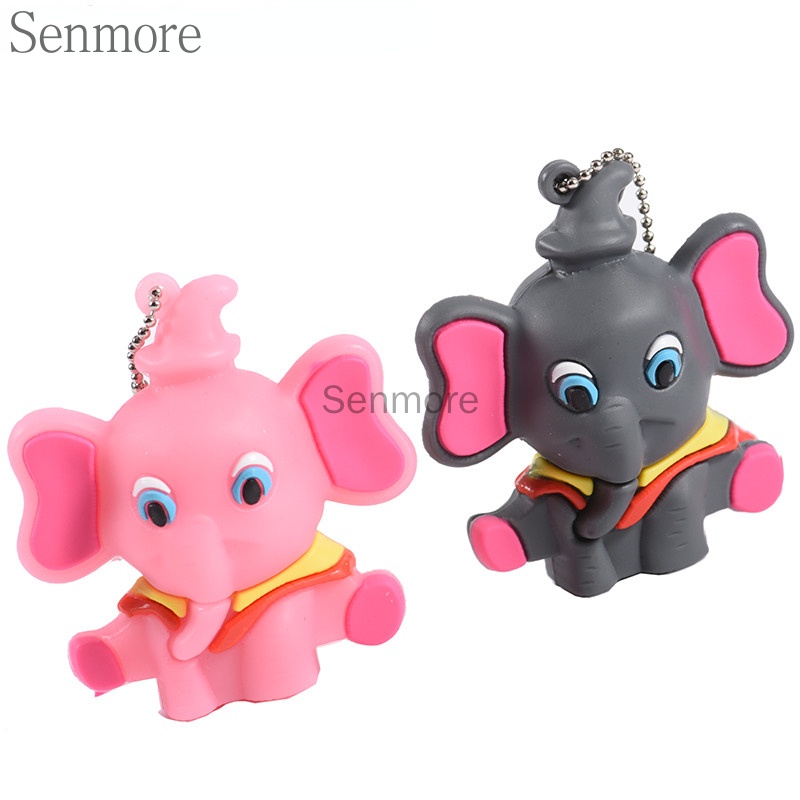 Flashdisk USB 3.0 Bentuk Gajah Pink Kapasitas 64GB 32GB 16gb 8GB 1GB 1TB 2TB