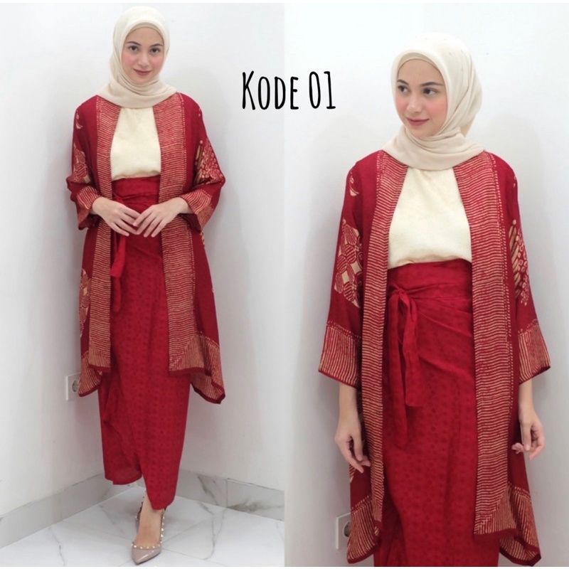 Rok Lilit Set Arumi Outer Batik by SARAH THE LABEL