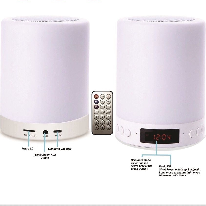 speaker Alquran Led Lampu Tidur + Remote/Memori 16GB+buku panduan