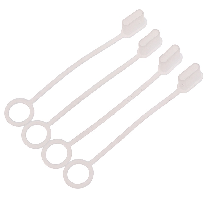 {LUCKID}10Pcs Protection Cap USB Type-c Cable Case Dust Plug Charger Cover with Wire