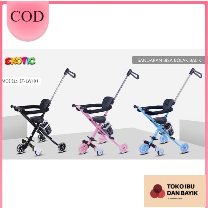 Stroller Exotic Bike / Stroller Traveller / Exotic LW101/pmb05 tanpa keranjang