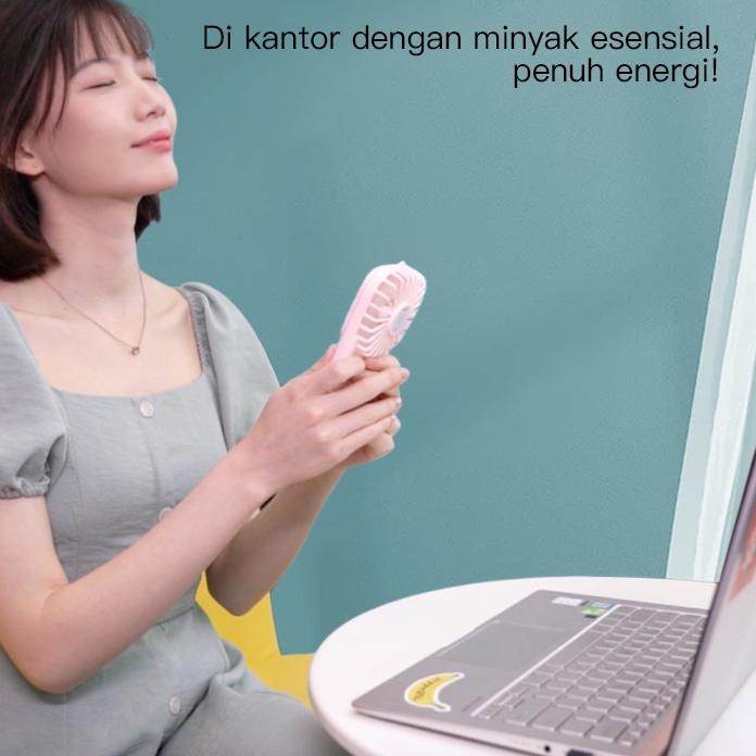 Omfu Kipas Angin Mini Kipas Aromaterapi Spray Kipas Angin Murah Portable Air Diffuser Aromatherapy 2