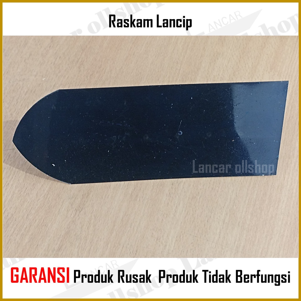 Raskam Roskam Galur Alat Plestering Trowel Acian Sendok Semen Lancip Kotak Gagang Kayu