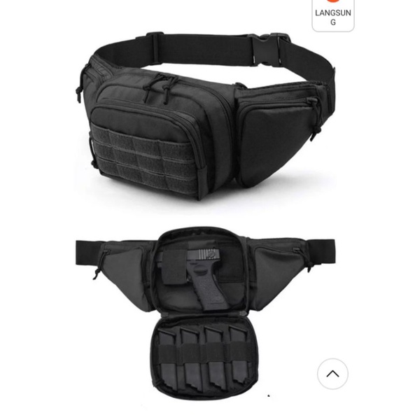 tas pistol-tas senjata holster-sarung pistol-tas airsoft gun-gun bag-tas pinggang taktis-range bag-t