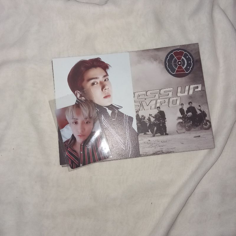 ALBUM EXO DMUMT VERSI ANDANTE PHOTOCARD CHANYEOL POSTCARD SEHUN