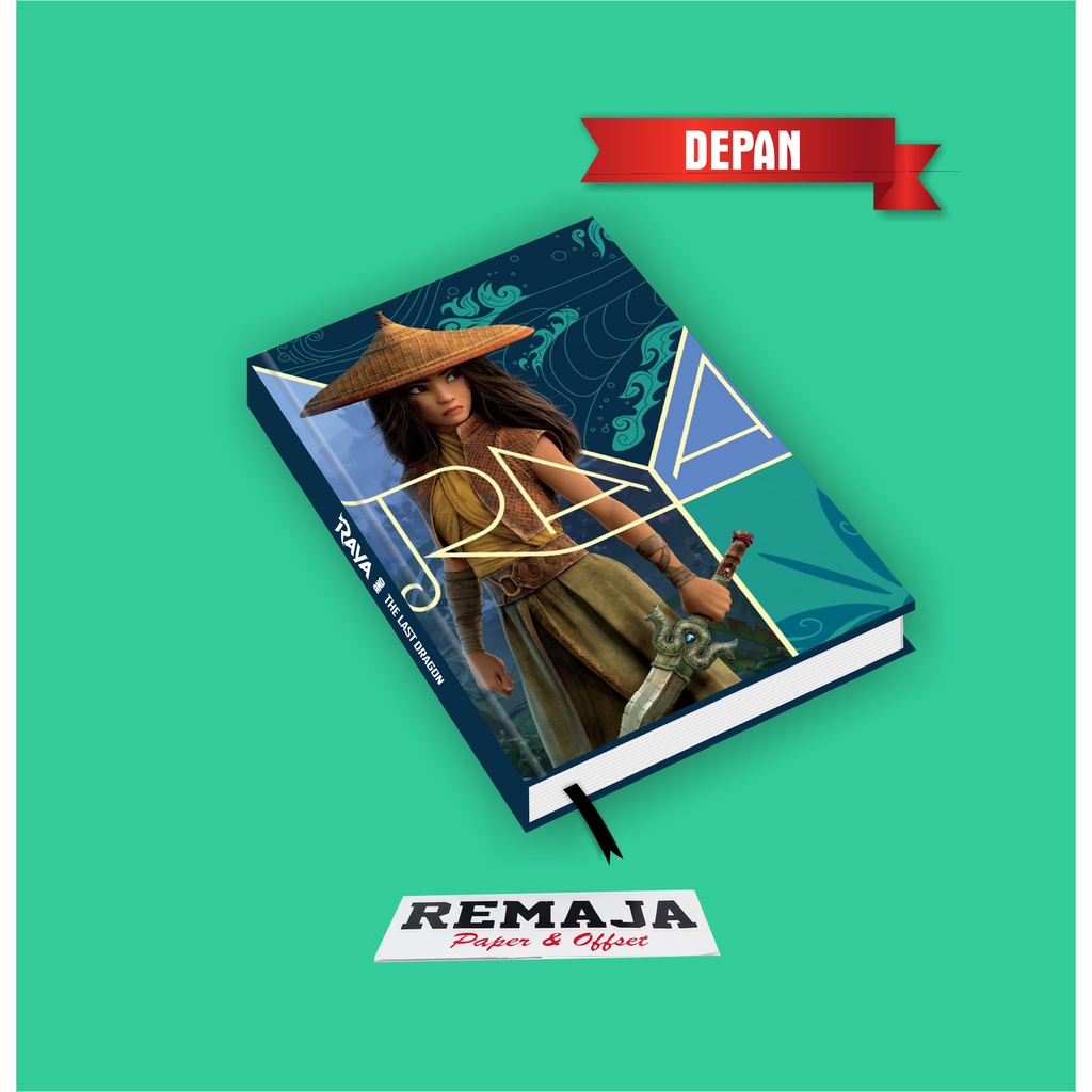

Pocket book/Notebook Hardcover RAYA & THE LAST DRAGON A6 & A5 / buku tulis catatan notes