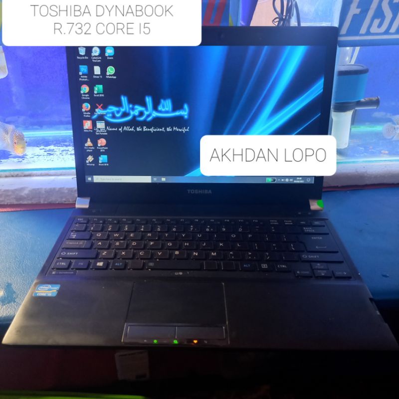LAPTOP TOSHIBA DYNABOOK R732 CORE I5 RAM 4GB HDD 320GB TERMURAH BERGARANSI