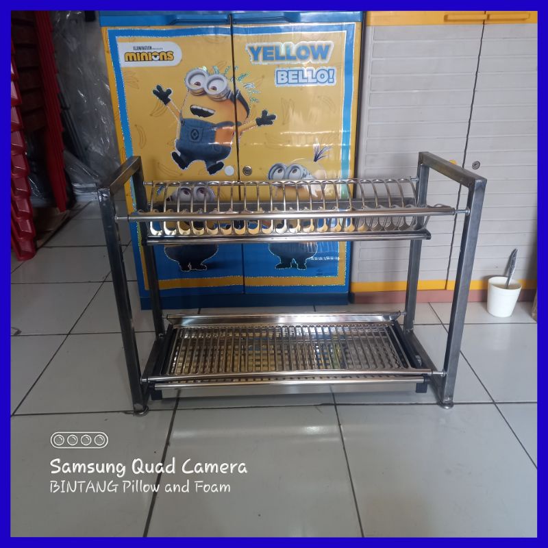 Rak Piring / Rak piring dinding / Rak Piring Minimalis / Rak Piring Portabel / Rak Dapur