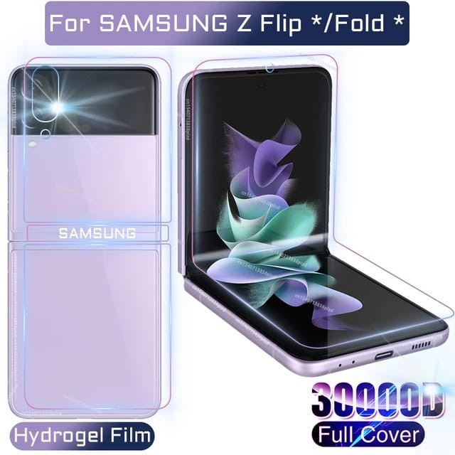 SAMSUNG GALAXY Z FLIP 4 5G FLIP 3 HYDROGEL SCREEN PROTECTOR FULL BODY