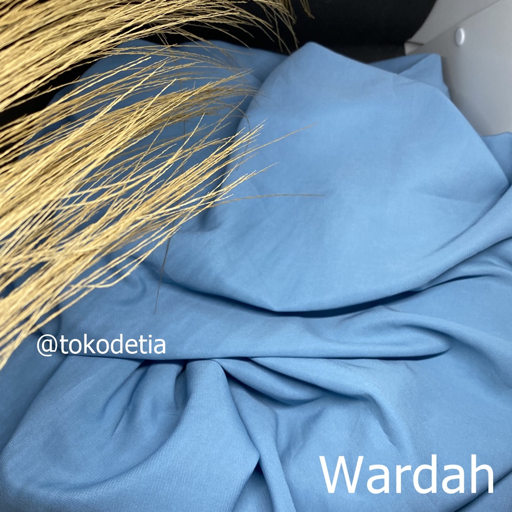 TERMURAH Kain Wolfis Grade A /  Wolpeach Premium /Wolvis Premium gamis tunik fashion-Wardah