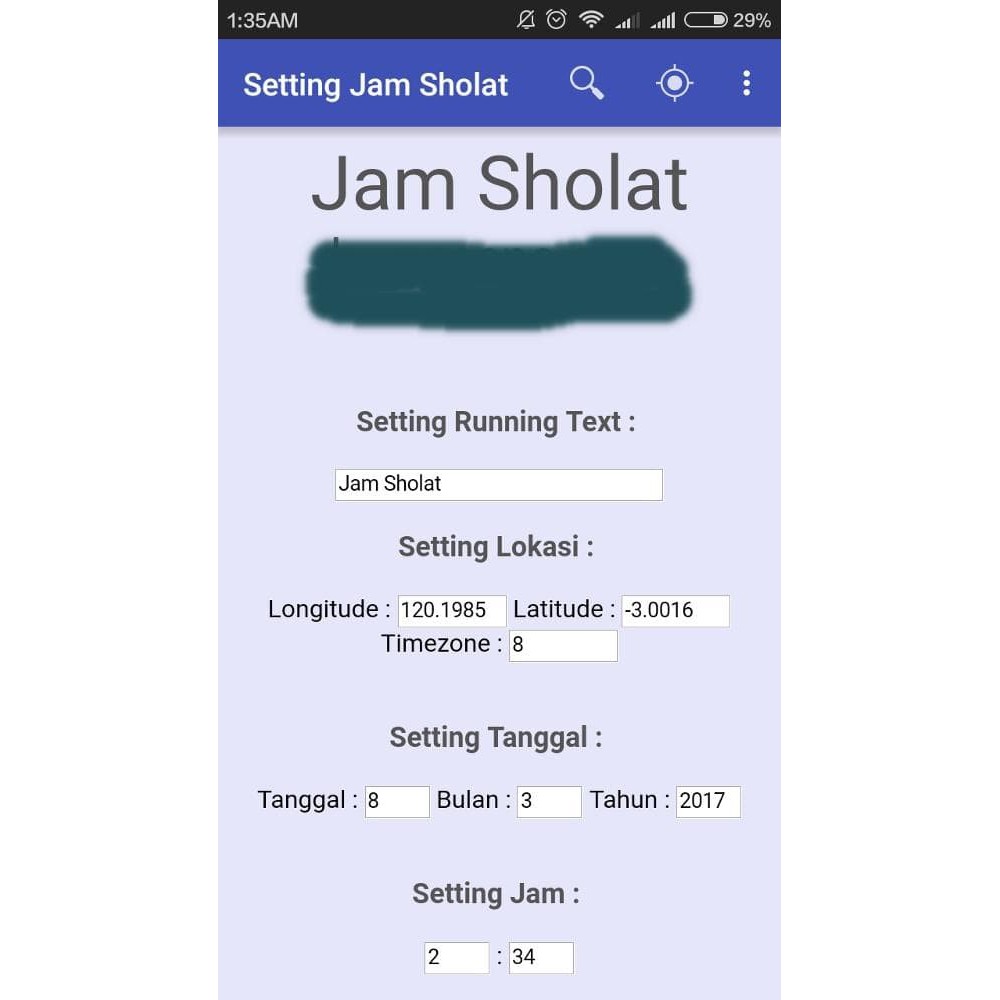 Jam Jadwal Waktu Sholat &amp; Iqomah - with Buzzer