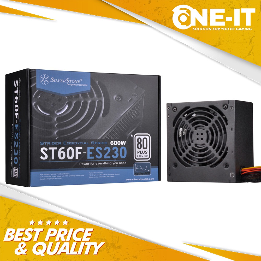 PSU SILVERSTONE 600 Watt 80+ ST60F-ES230