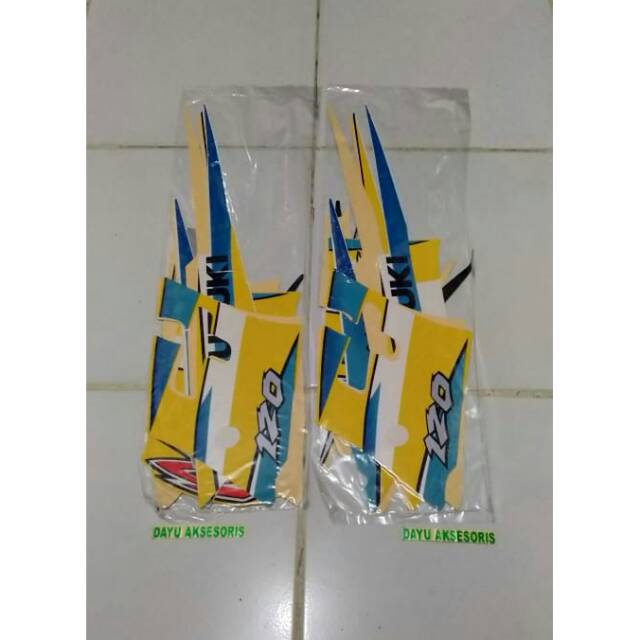 striping satria hiu malaysia kuning putih