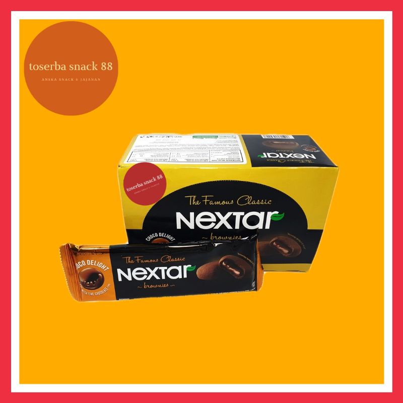 

NABATI NEXTAR BOX/Nextar Brownis, Strawberry Cookies, Sagon Cookies, Nastar Nanas (42 gram x 10 Pcs)