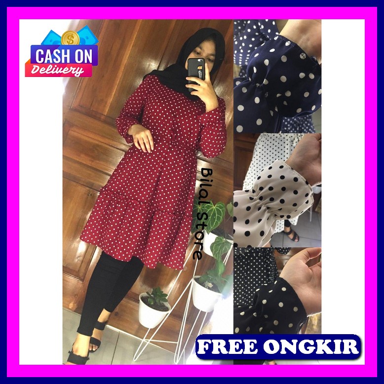 Buju Tunik Wanita Murah Atasan Cewek Remaja Muslim Baju Lebaran Wanita Kekinian Baju Tunikh Terbaru 