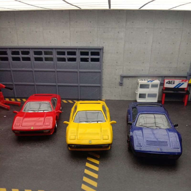 Kyosho 64 Ferrari 328 308 GTB 456 F50 Red Yellow Blue White silver Quattrovalvole Collection 1/64 HW