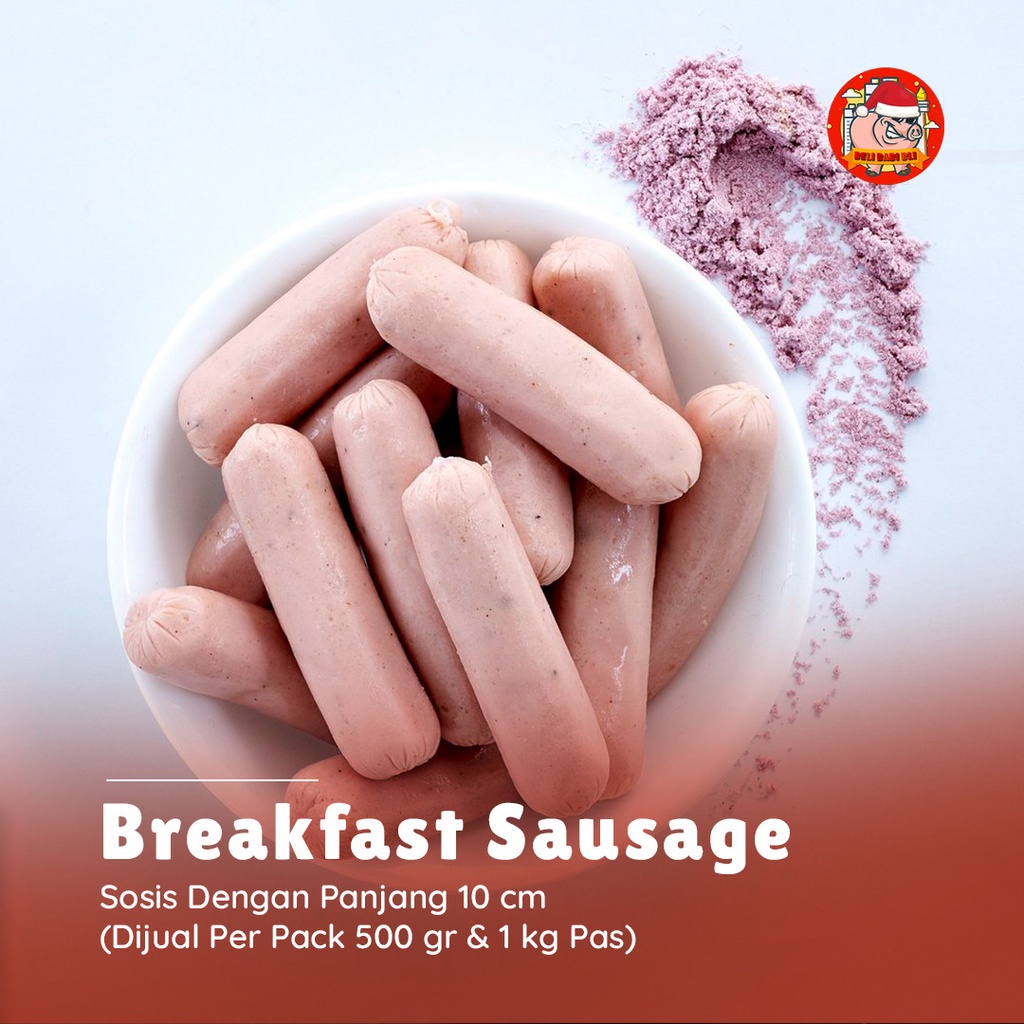 

BREAKFAST SAUSAGE PORK SOSIS COCKTAIL BABI ASLI BALI SUPER ENAK SEPERTI SARAPAN HOTEL
