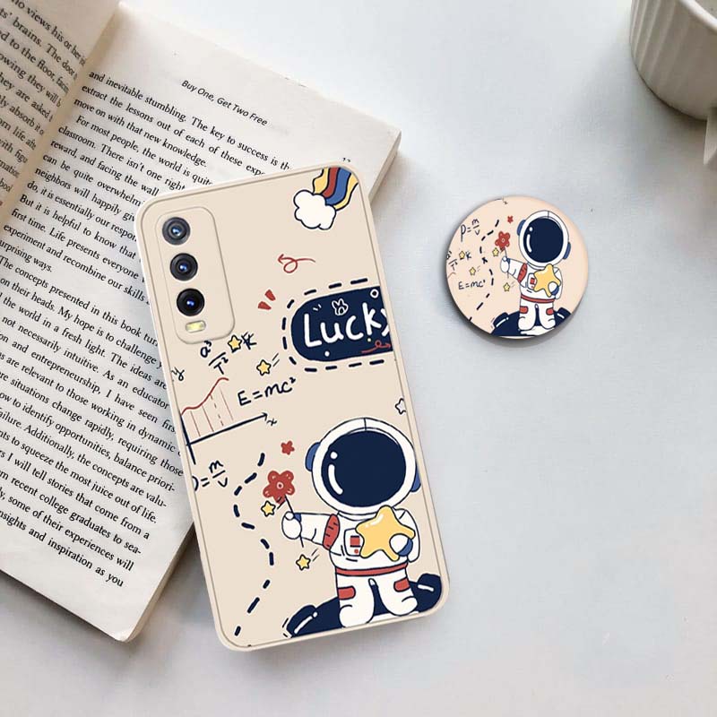 [MP01] Case Macaron + Free Popsocket For Oppo A5S A54 A16 A15 A53 A5 2020 A1K A3S Reno 4 4f 5 5f 6 4