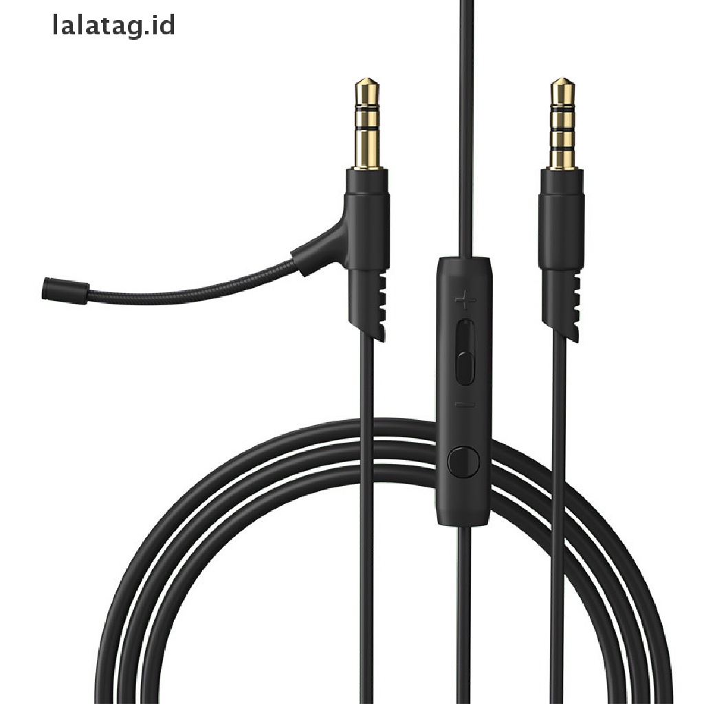 (Flyag) Headset Gaming Kabel 1.2M Dengan Mic Kondenser Untuk Handphone / PC (ID)