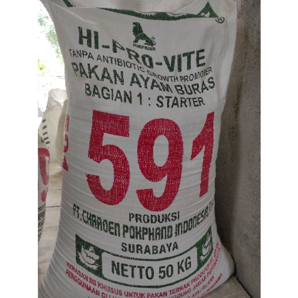 Pakan pur ayam 591 hi pro vite