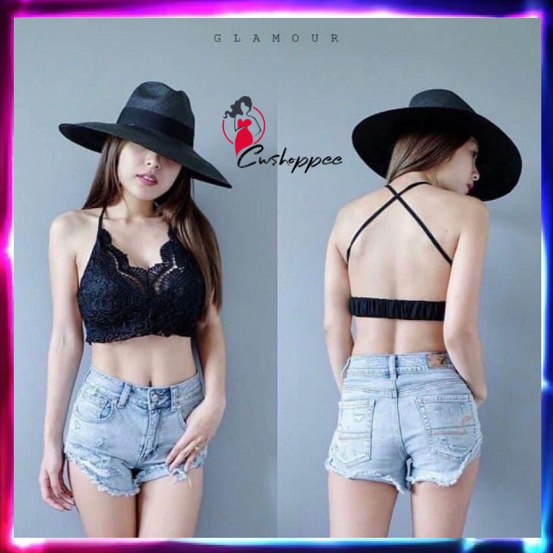 Bralette Brokat Bra BUSA BRA Kemben  Seksi BRA BH Murah Kamisol Brokat Lace bra tali