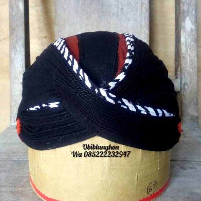 

Blangkon tulis alusan