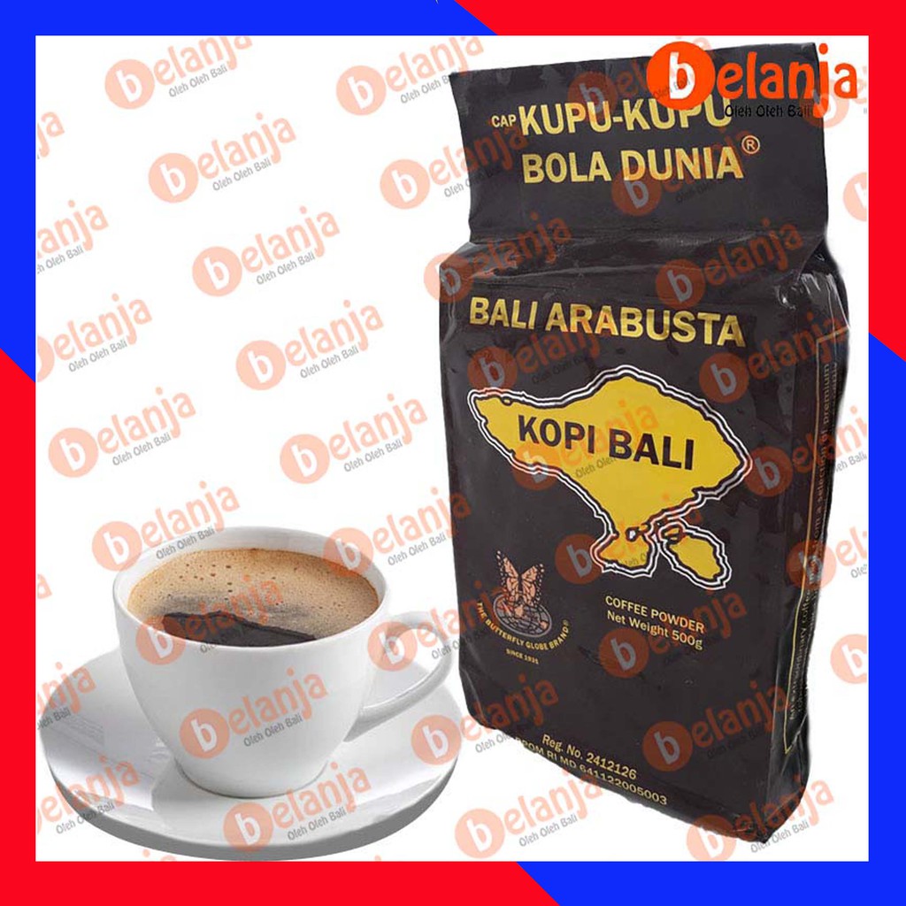 

Kopi Bali KUPU2 BOLA DUNIA Arabusta 250 gr kopi bubuk asli bali oleh oleh bali