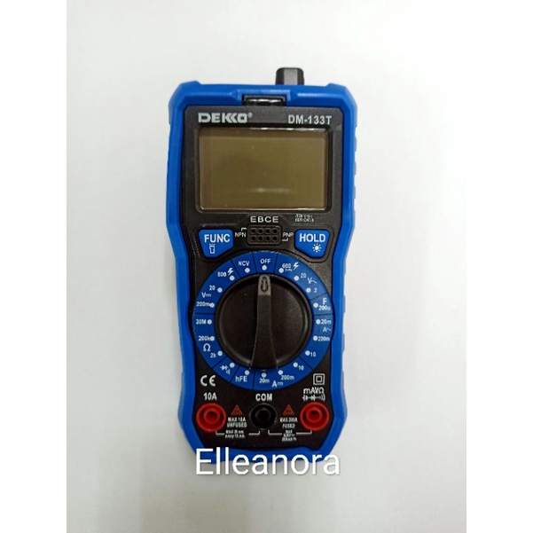 Digital Multimeter Multitester Dekko DM-133T DM 133T Original