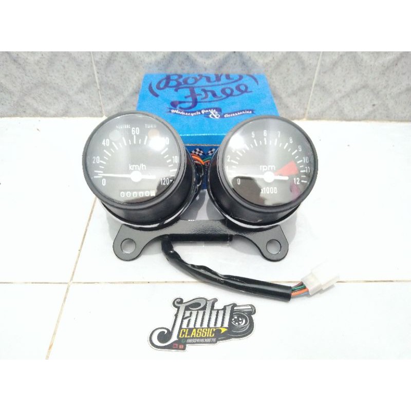 Speedometer spedo meter cb 125 Speedo set rpm cb 100 cb 125 import bagus set