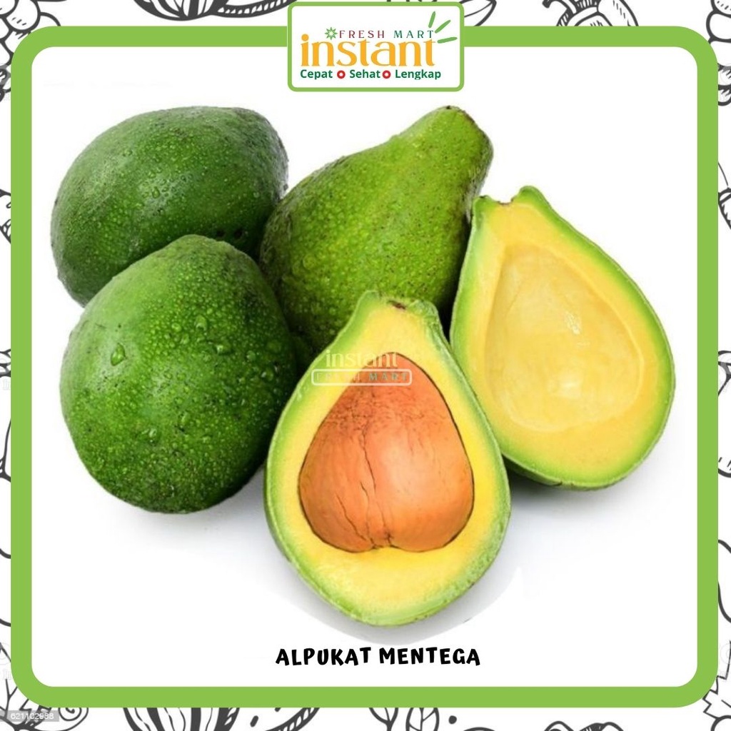

Alpukat segar Mentega 500-1000 gram INSTANTFRESH