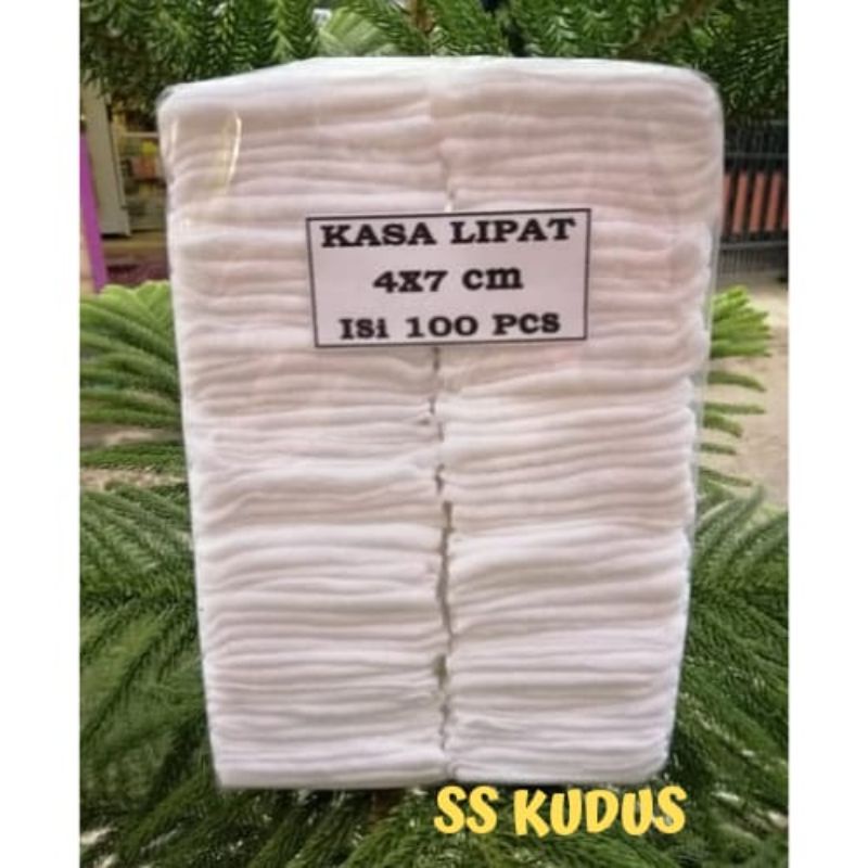 Kasa Bedah lipat Non Steril 7cm x 4cm isi 100 pcs
