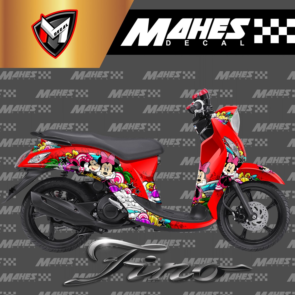 Decal Sticker Motor Yamaha Fino Fi Fullbody Plus Dasbor Code