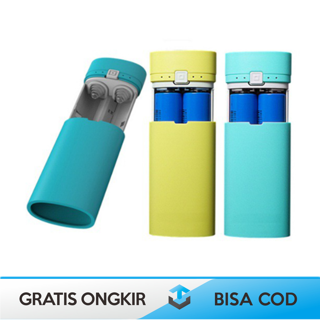 POWERBANK DIY CASE ORIGINAL TAFFWARE M06 2 PCS 18650 FAST CHARGING POWER BANK DIY CASE ORI TAFFWARE