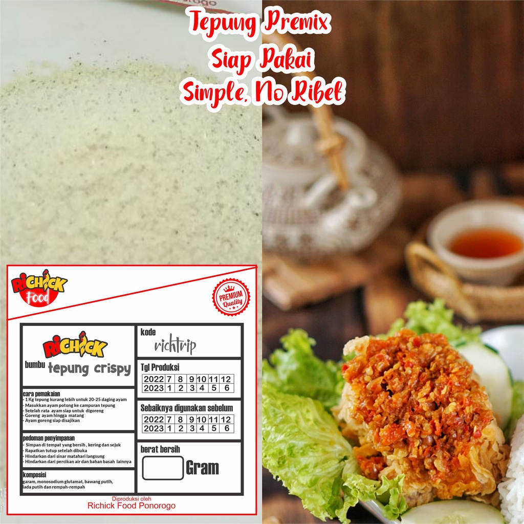 

Murah Enak Tepung Premix Siap Pakai Halal