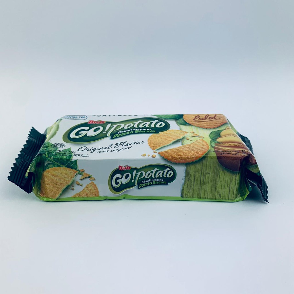 GO!Potato Biskuit Kentang / Rasa Original / 60g