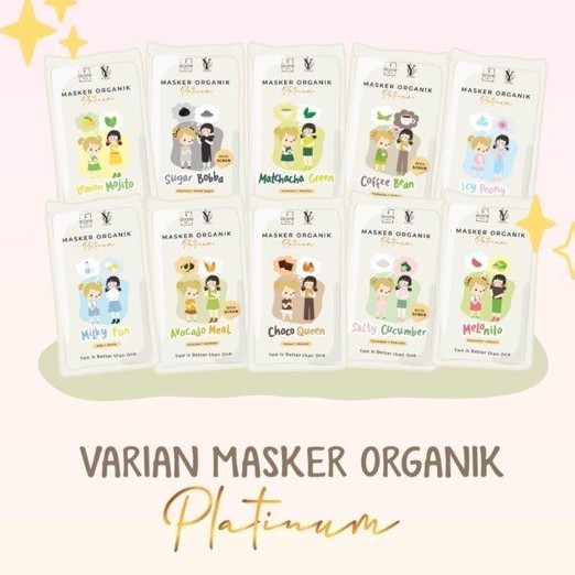 [nina..id]  Masker Acone X Youra Masker Organic Platinum 15gram by aconeskin x youra