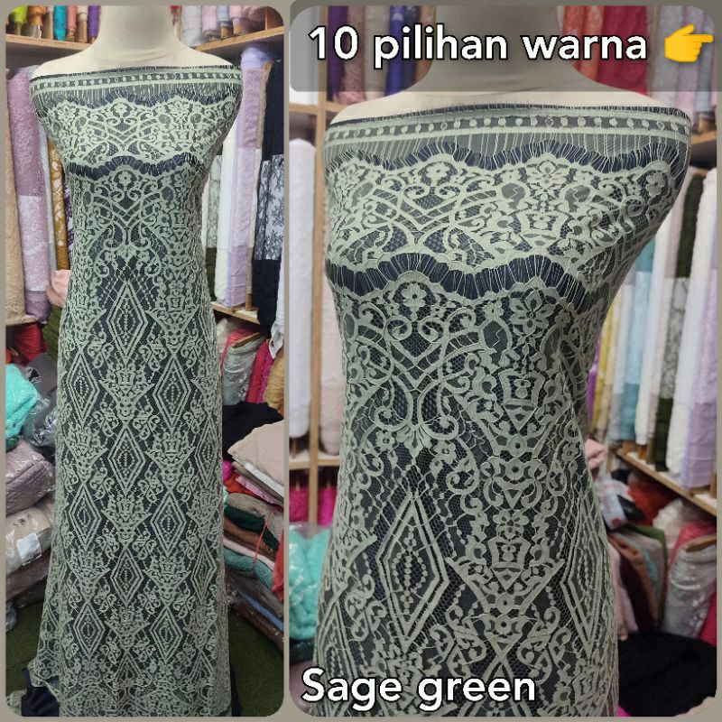 KAIN KEBAYA BROKAT SEMI PRANCIS